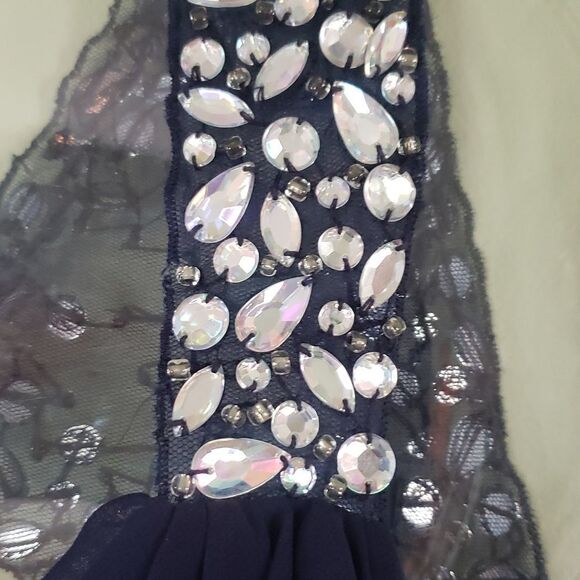 Bsmart Junior Formal Dress  Size 9  Blue Short Homecoming/Prom Dress - Picture 2 of 7